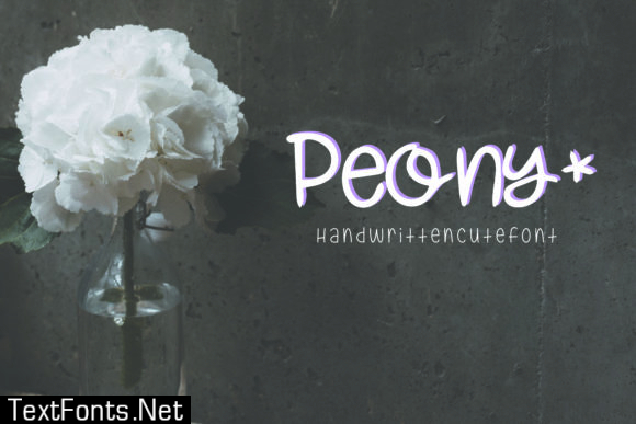 Peony Font