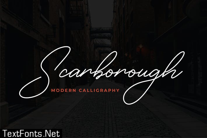 Scarborough Modern Calligraphy Font