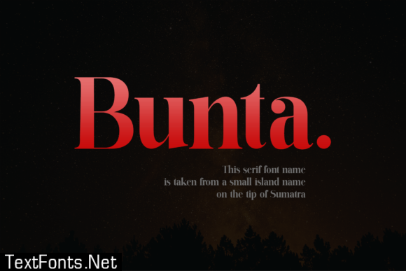 Bunta Font