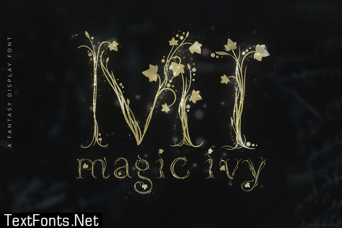 Magic Ivy Botanical Font