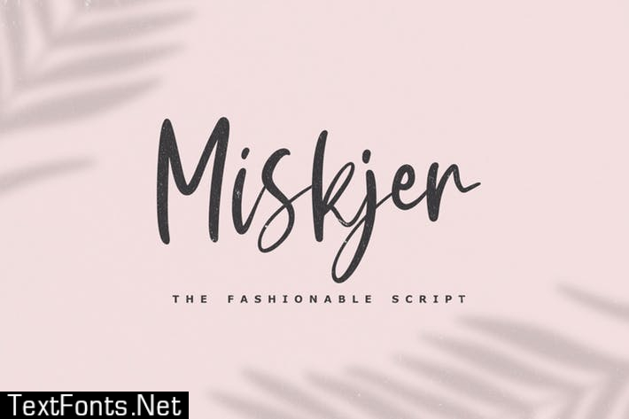 Miskjer - The Fashionable Script Font