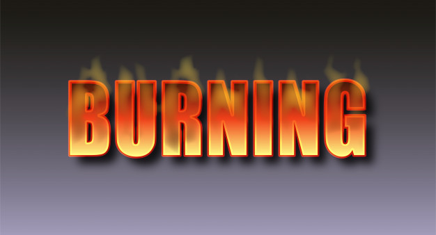 burning-text-effect