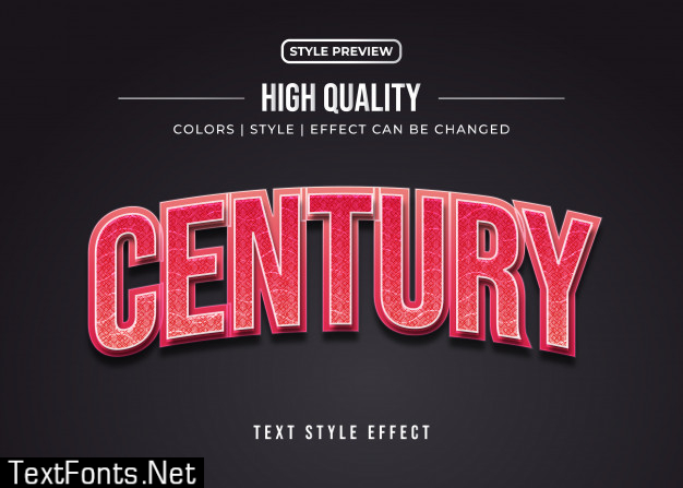 3d bold text style with texture and burned gradient effect