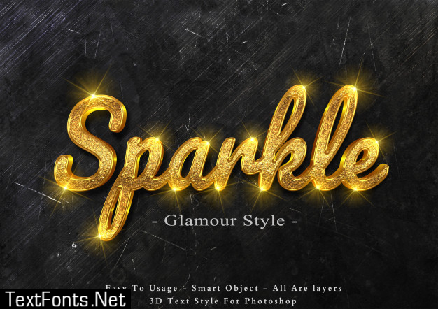 gold text style illustrator download