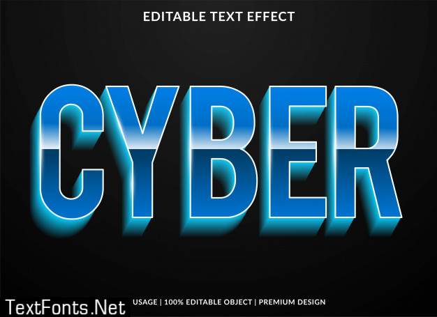 3d strong bold text effect