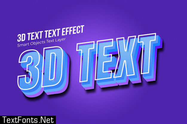 3d text effect