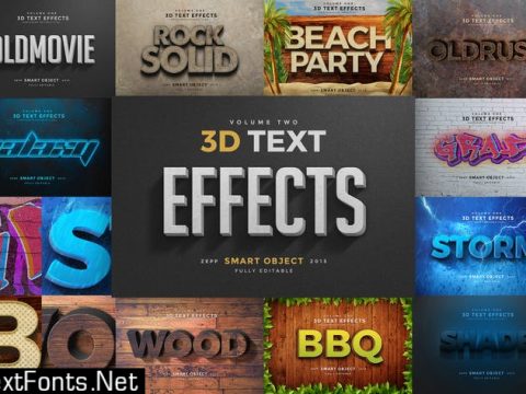 3D Text Effects Vol.2  LW9E38