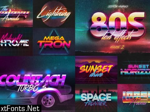 80s Text Effects Vol.2  3TPZWB