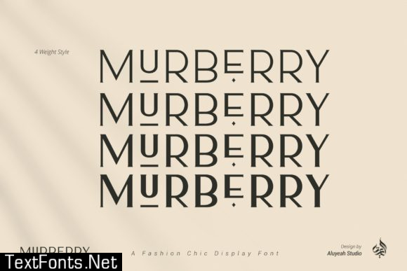 AL Murberry Font