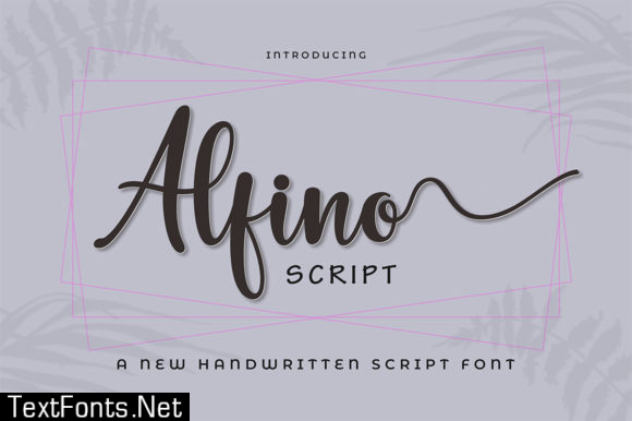 Alfino Script Font