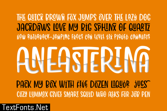 Aneasterina Font