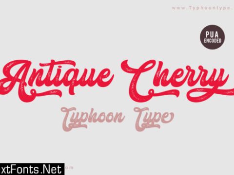 Antique Cherry Font