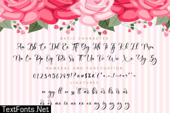 Avarelove Script Font