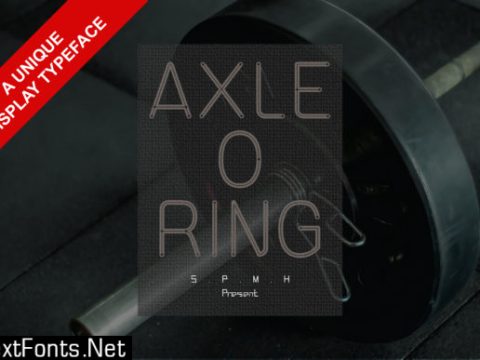 Axle O Ring Font