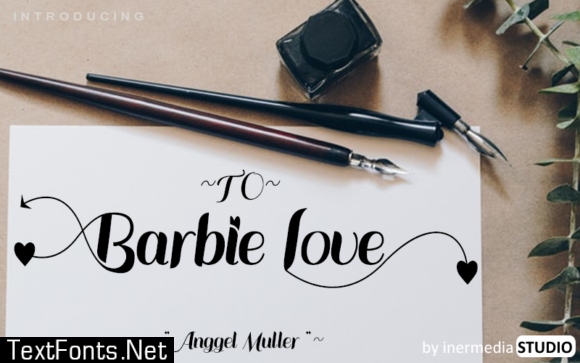 Barbie Love Font