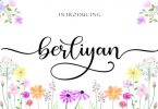 Berliyan Script Font