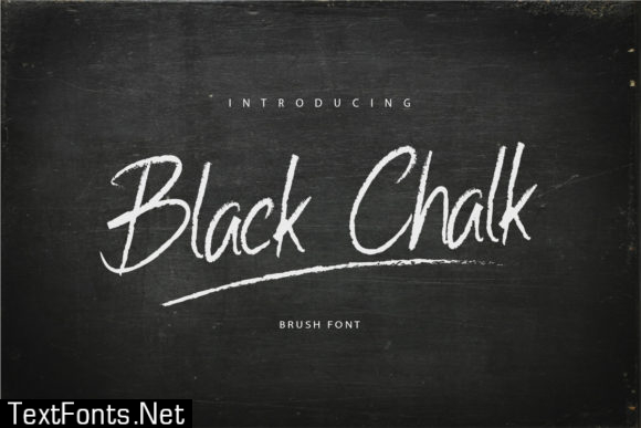 Black Chalk Font