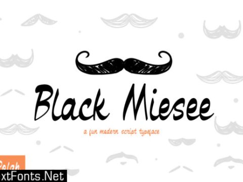 Black Miesee Font