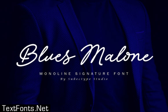 Blues Malone Font