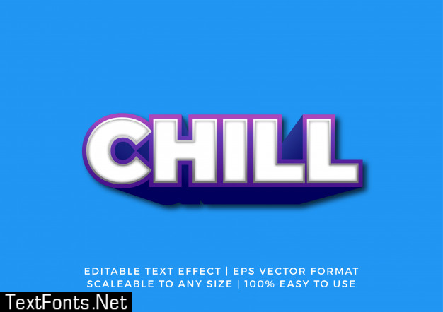 Bold vibrant title 3d text effect