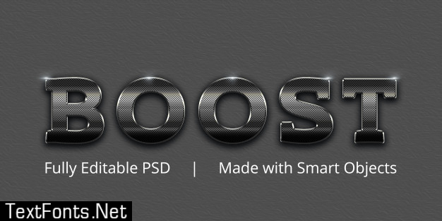 Boost text style effect