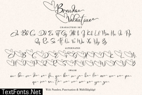 Brenda Valentine Font