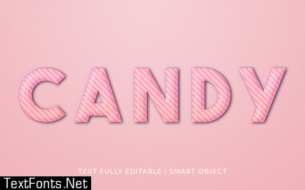 Candy text effect