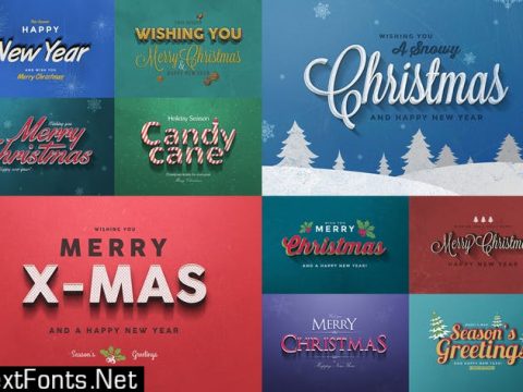 Christmas Text Effects Vol.1