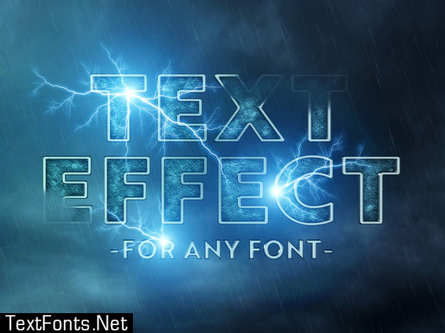 Cinematic text effect mockup Premium Psd