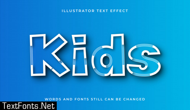 Comic & cartoon editable text effect