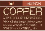 Copper Font