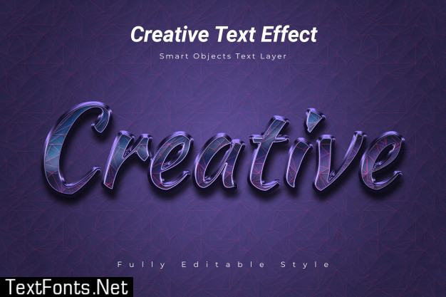 Creative text effect