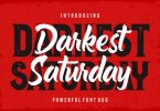 Darkest Saturday Duo Font