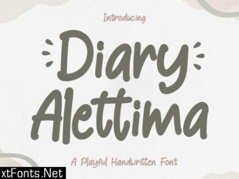 Diary Alettima Font