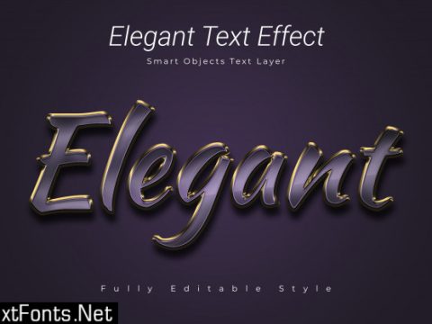 Elegant text effect