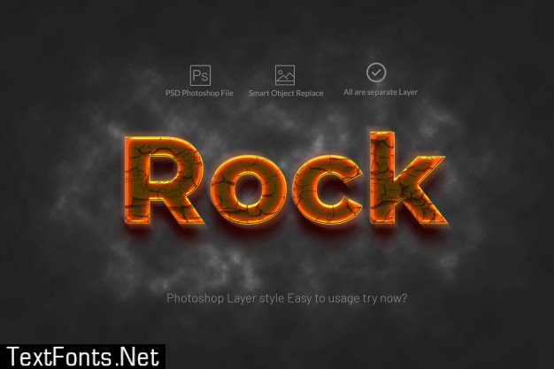 Fire text effects with motion smoke