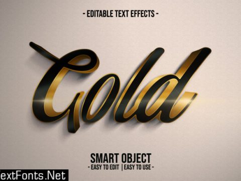 Gold text style effect  6555248