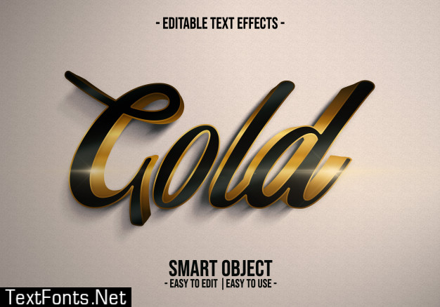 Gold text style effect  6555248