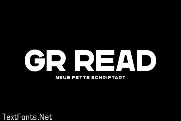 GR Read Font
