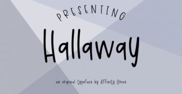 Hallaway Font