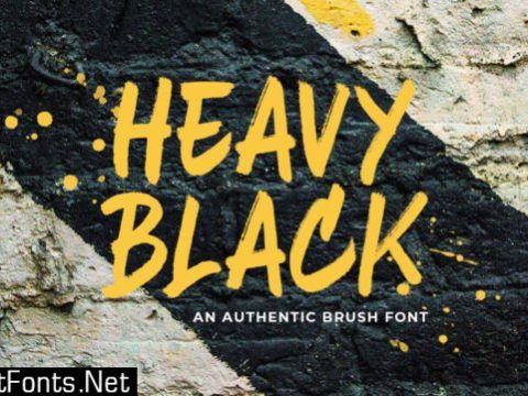 Heavy Black Font