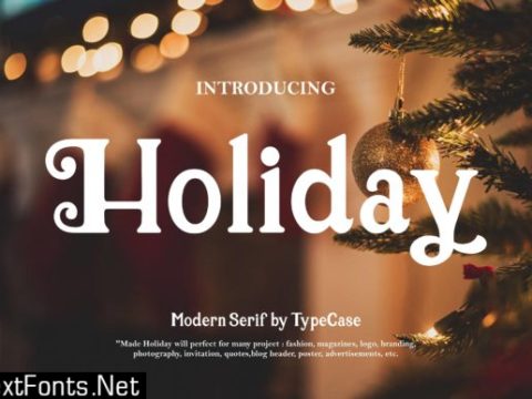 Holiday Font