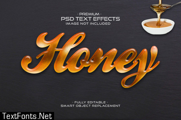 Honey text effect