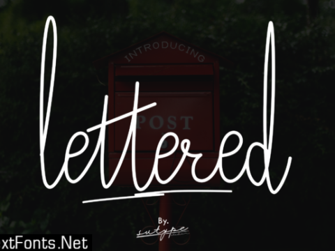 Lettered Font