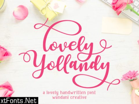 Lovely Yollandy Font