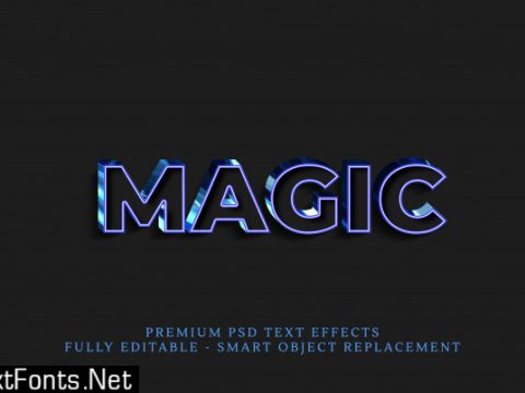 Magic style effect , premium text effects
