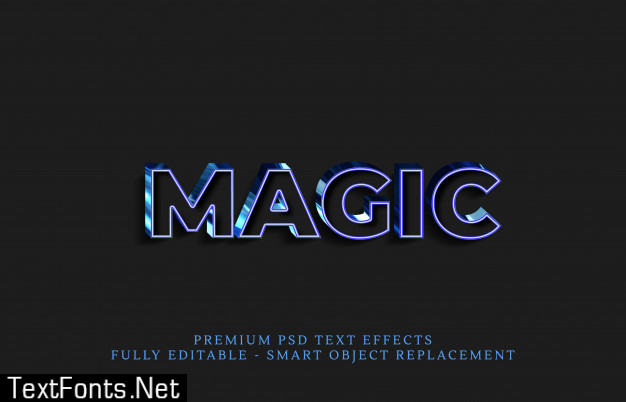 Magic style effect , premium text effects