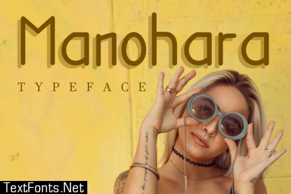 Manohara Font