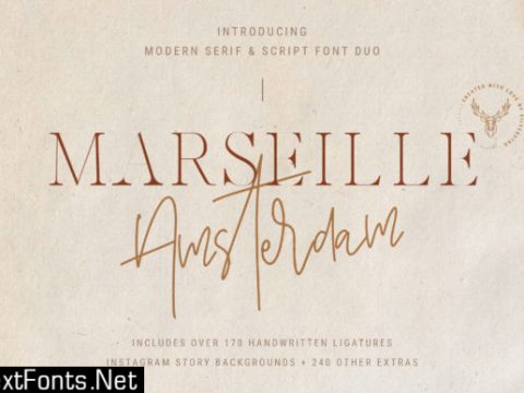 Marseille & Amsterdam Duo Font