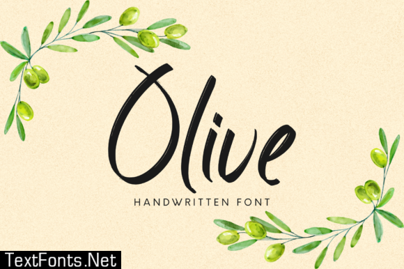 Olive Font